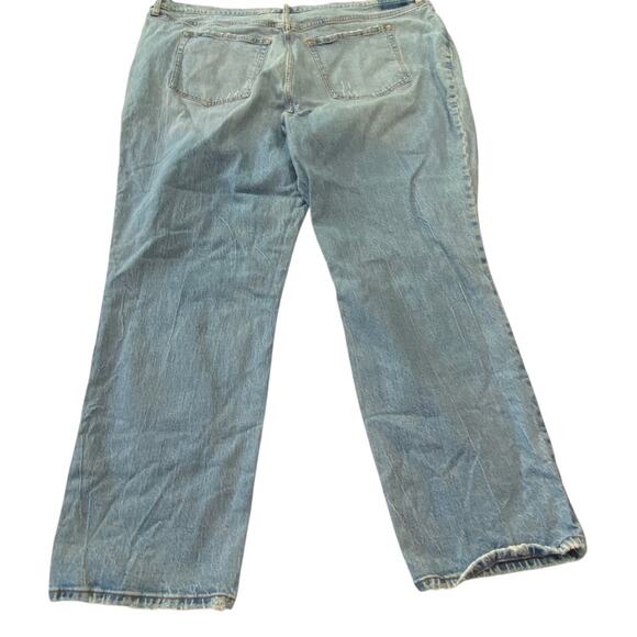 Abercrombie & Fitch Curve Love The 90’s Straight Ultra High Rise Jeans Size 24 - Picture 2 of 7